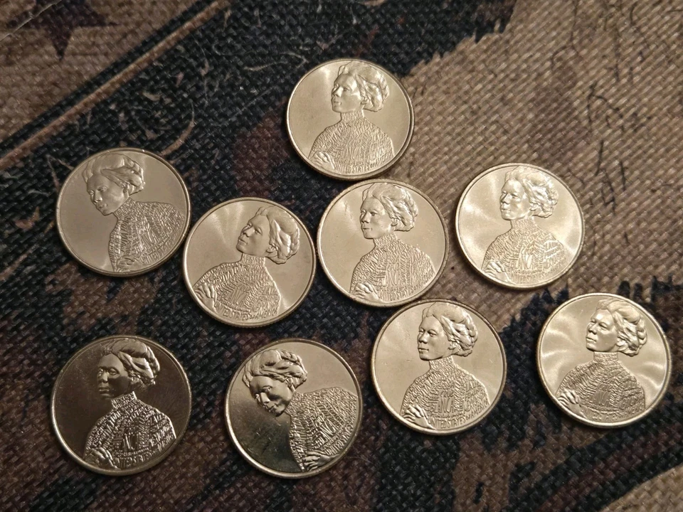 2023 D Error “In Cod We Trust” Jovita Idar Women's Quarter. RARE 10 Coins. 100%. - Image 4 of 4