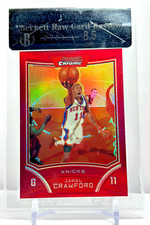 2008 Bowman Chrome Red Refractor # 1/5 Jamal Crawford BGS 8.5