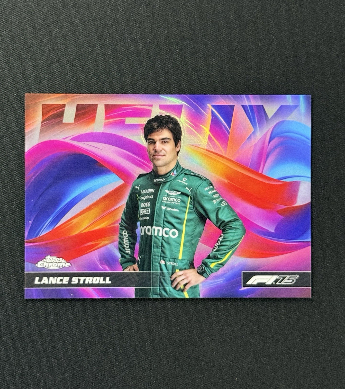 2025 Topps Chrome F1 LANCE STROLL Helix Aston Martin F1 SSP Case Hit