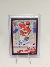 2024 Topps Update 1989 35th Black Auto /199 RC TJ Hopkins #89BA2-TH Reds