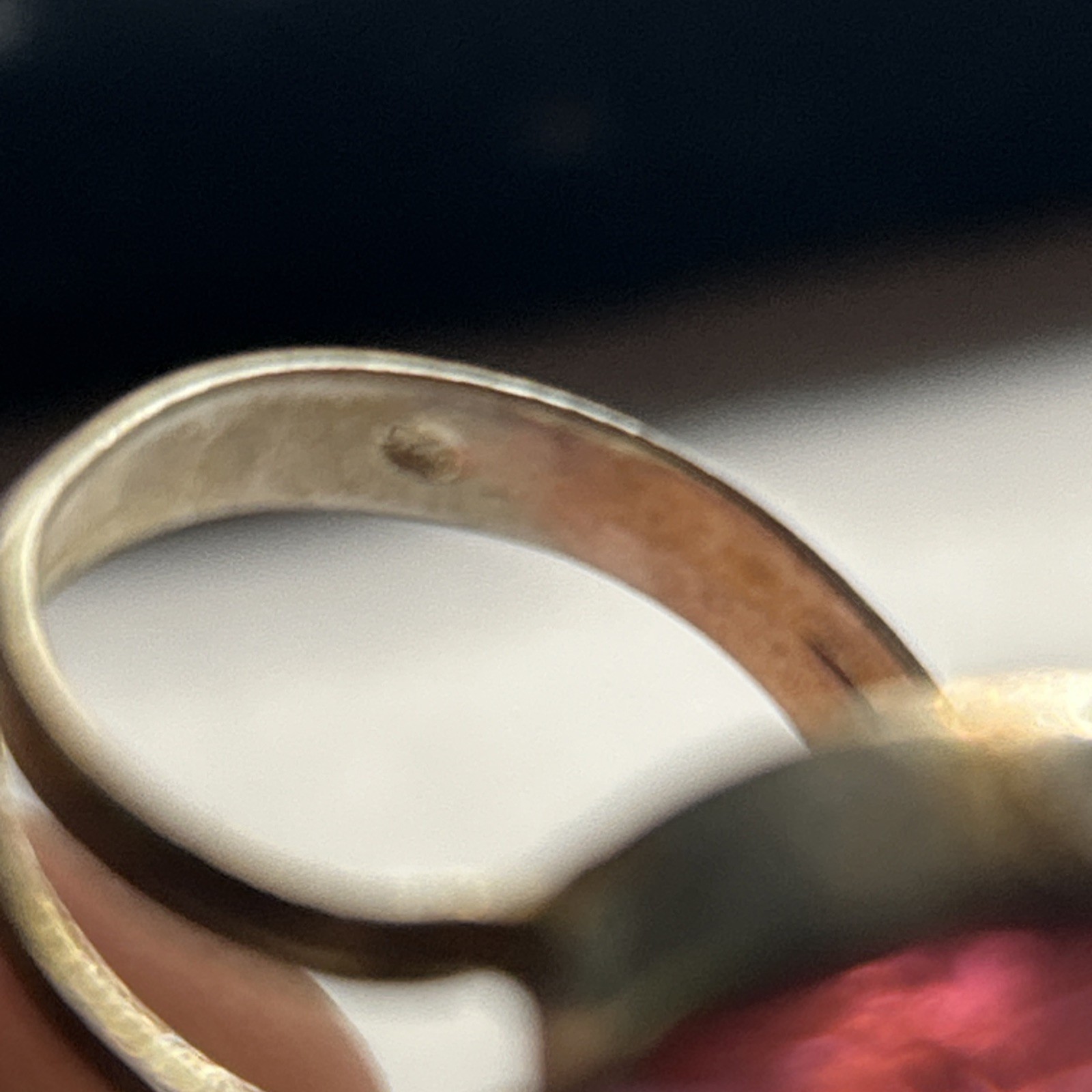 Sterling Silver 925 Lab-Created Ruby Ring Size 10 - image 5