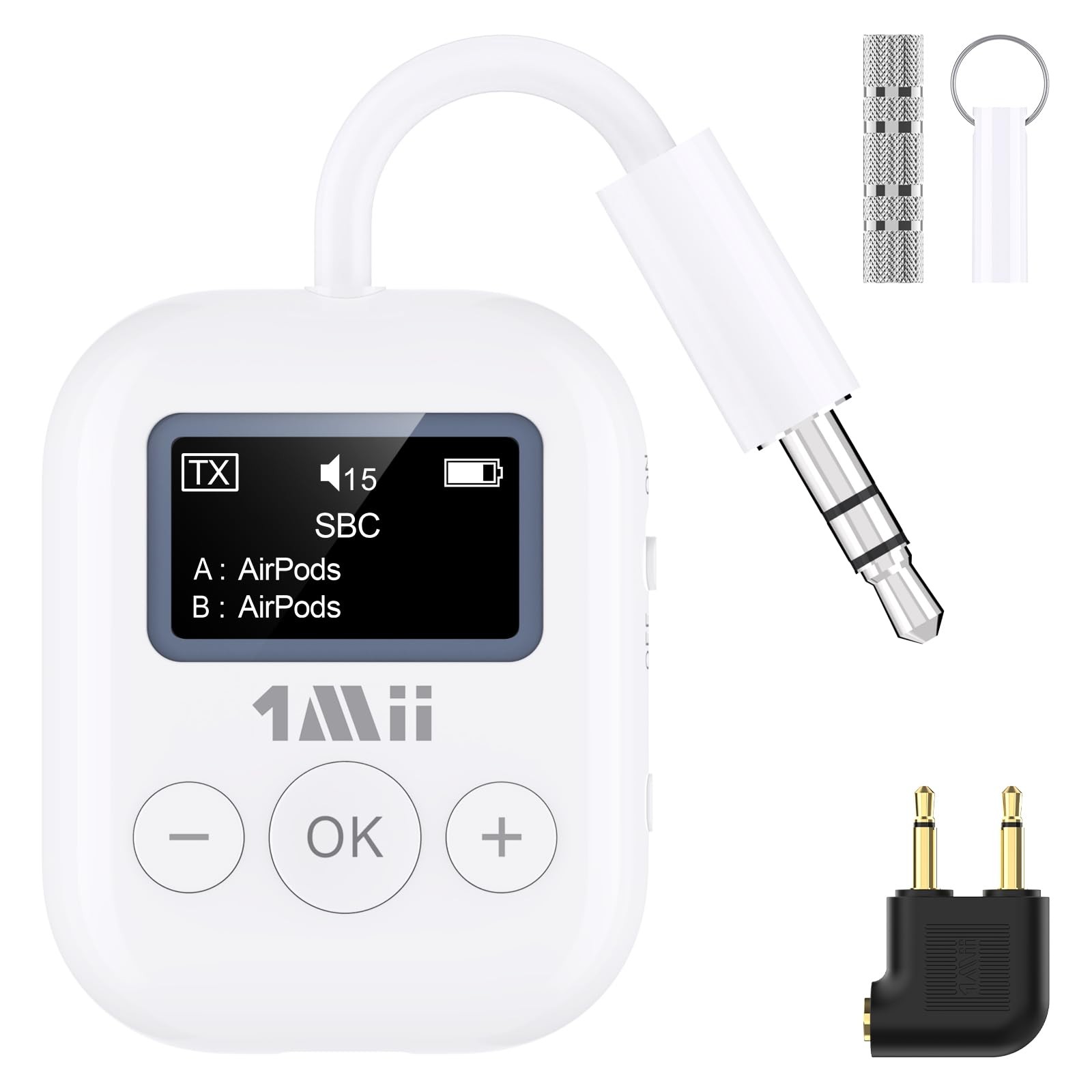 Wireless Bluetooth 5.3 Transmitter for TV & Airplane Travel