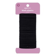 Amazon Basics No Damage Elastic Hair Ties Ponytail Holders for All Hair Types