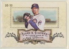 2009 Topps Allen & Ginter's Rip Cards Ripped 30/50 Ryan Dempster #RC28 j3j