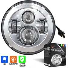 Eagle Lights 7" LED Headlight for Harley-Davidson® and Indian® Motorcycles - Gen