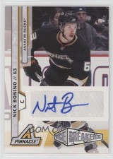 2010-11 Panini Pinnacle Ice Breakers 235/299 Nick Bonino #260 Auto 05u8