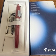 Pilot FKNS Custom NS Fountain Pen Medium Nib Red Sealed Box