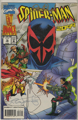 US Comic Spider-Man 2099 #16 signiert David und Leonardi | Marvel | 1994 | SPK