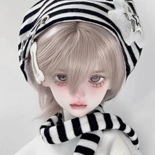 1/4 BJD Doll DIY Handmade Resin Boy Eric White Color Y3-Free Face Make UP+Eyes