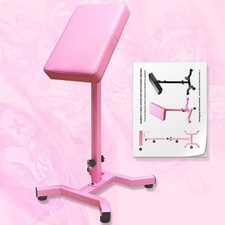 Tattoo Arm Rest Legrest Bracket - Pink Heavy Tattoo Armrest Stand H Base Stab...