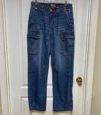 True Religion Jeans Big T Cargo Pants Women  s size 27
