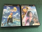 Final Fantasy X & Final Fantasy X-2 (PlayStation 2 PS2) w/ Cases - O724