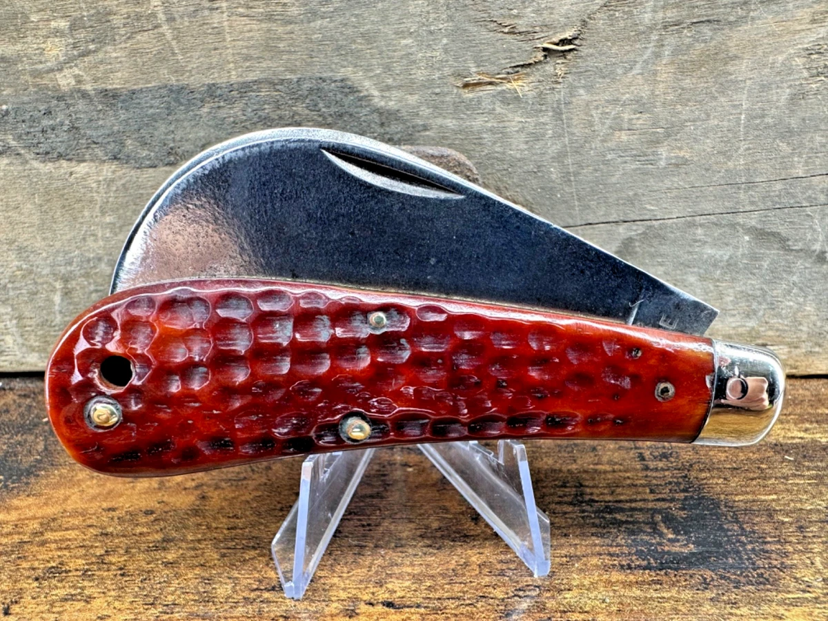 Red Bone Handle Collectible Vintage Folding Knives for sale | eBay