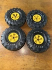 Tonka XMB-975 Tires Hubs From 1980’s Dump Truck Hard Plastic Need Cleaning