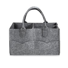 Baby Diaper Caddy Organizer, Portable Travel Diaper Organizer, Nursery Caddy ...