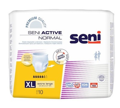 SENI Active Normal Inkontinenzslip Einmal XL, 10 St