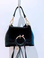 See By Chloé Joan Small Black Leather Crossbody Bag NWT Designer Shoulder Bag