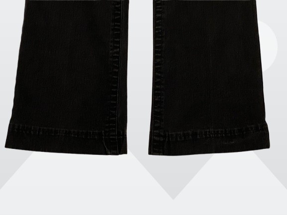 Vintage 2004 Tommy Hilfiger Womens Black Wash POE-VIT Hipster Boot Jeans Size 10 thumbnail 4