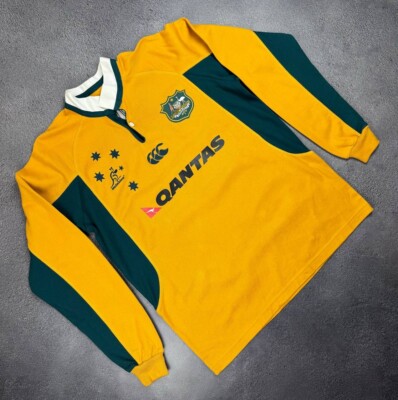 Wallabies Canterbury Long sleeve Rugby Shirt size L | eBay