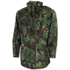 British Army DPM Goretex Jacket Waterproof Woodland Fishing Coat Military Camo