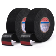 HSTECH 2 Rolls Width 1In Wire Loom Harness Tape, Speaker Wiring Harness Cloth Ta