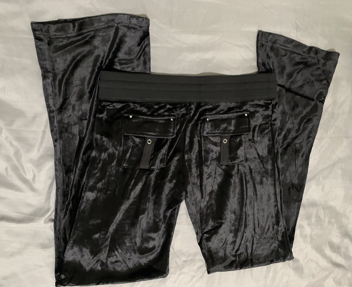 BCBGMaxAzria VTG Y2K NWT black rhinestones embellished