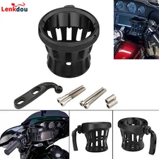 Motorcycle Drink Cup Holder For Harley Road King Electra Street Glide Trike Dyna