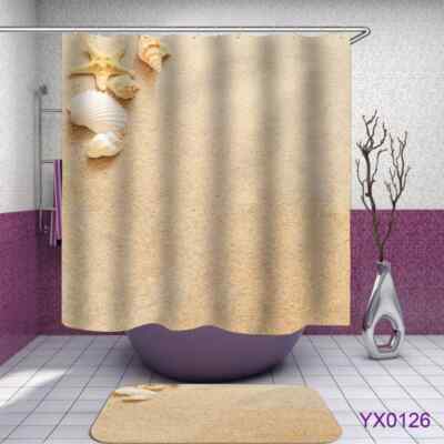 A Few Dark Shadows In Sand3D Shower Curtain Polyester Bathroom Decor  Waterproof
