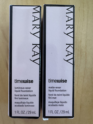 mary kay timewise luminous-wear & matte-wear foundation ~ Discontinued