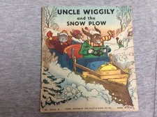 Vintage 1939 Uncle Wiggily and the Snow Plow Book Platt & Munk