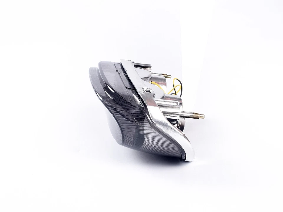 LED Tail Light Smoke Integrated Turn Signals fit Kawasaki 1990-2005 Ninja ZX-6 - Image 3 of 4