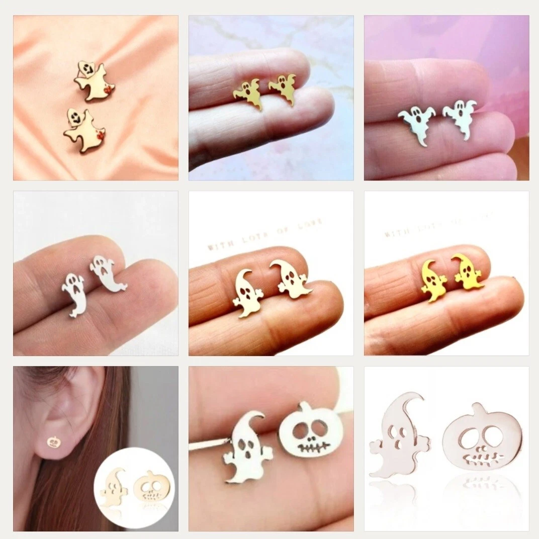 Cute surgical cheap steel earrings