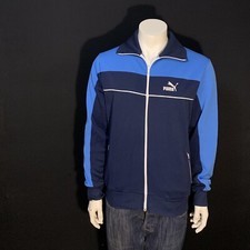 80s Vintage Puma Track Jacket Blue Size 7
