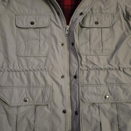 Vintage Pacific Trail Weather Watcher Mens Insulated Winter Coat Gray Size M - Picture 5 of 13