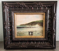 Francisco Ruiz Ferrandis (1909-1992)  Original Surrealist Oil Painting Spain