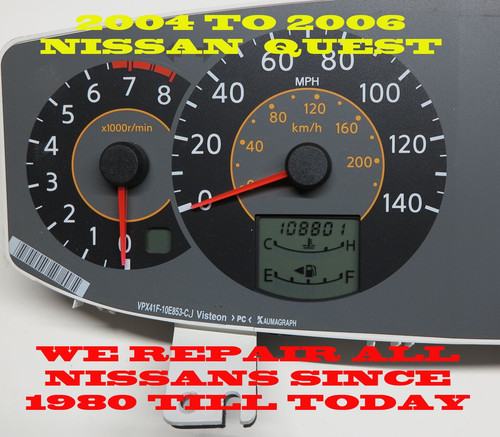 FITS 2016 NISSAN NV 1500 INSTRUMENT CLUSTER REPAIR SERVICE AND SOFTWARE CLOWNING - Picture 2 of 2