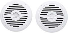 Pair MS525W 5.25" 400 Watt Waterproof Marine Boat Speakers 2-Way White