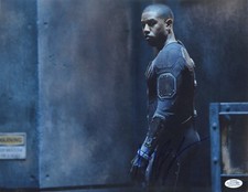 Fantastic Four Michael B Jordan Autographed Signed 11x14 Photo ACOA