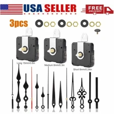 DIY Wall Quartz Clock Movement Mechanism Replacement Repair Kit Tool Parts US