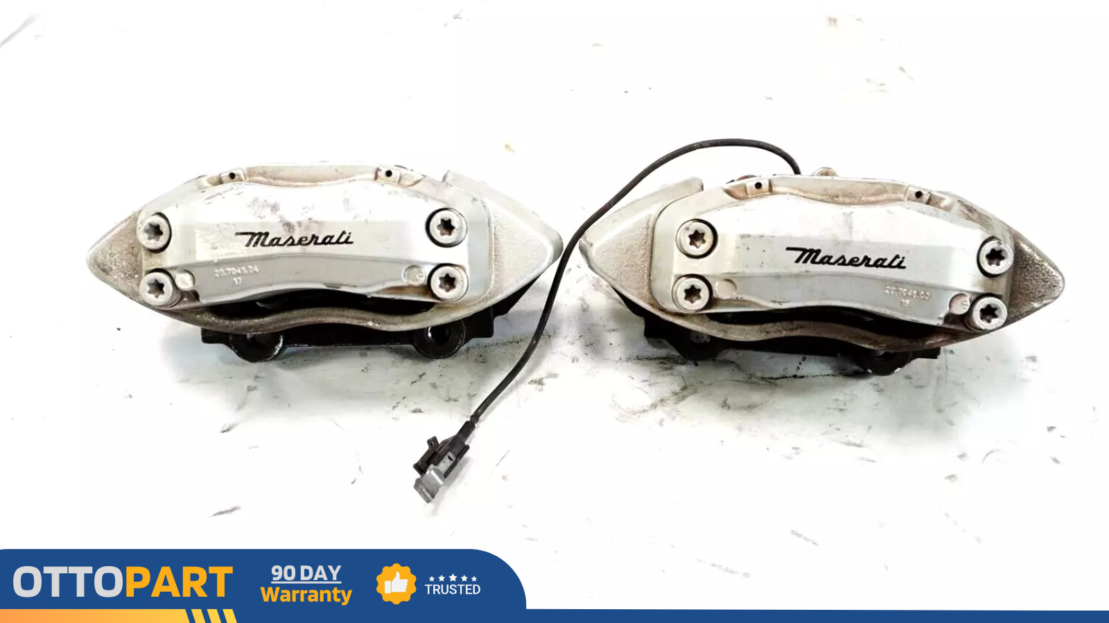 04-08 Maserati Quattroporte Brembo 4 Position Front Brake Calipers Set OEM