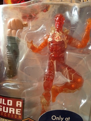 Marvel Legends Human Torch Wal Mart exclusive BAF Ares Limited edition - Picture 2 of 6