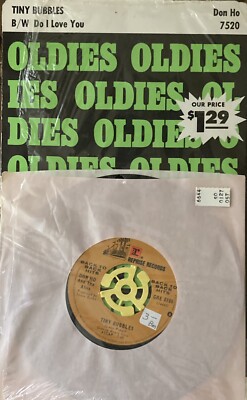 Tiny Bubbles/Do I Love You. 1963