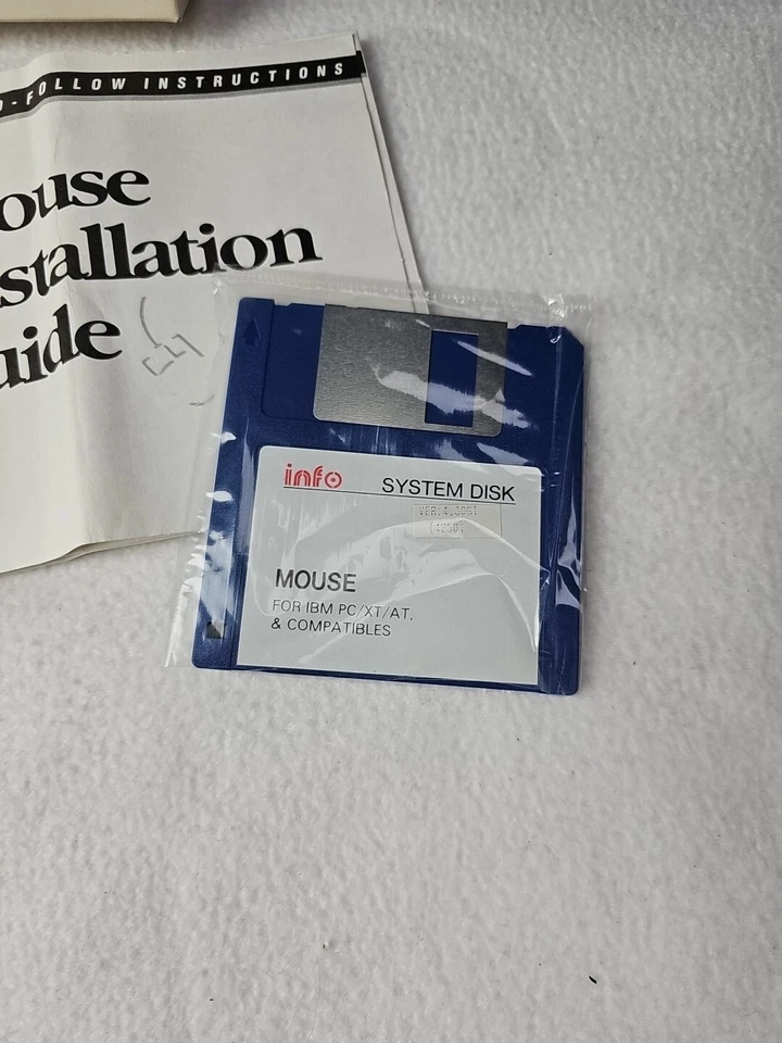 VINTAGE Info Mouse 3 Button 400 DPI MUS4B Windows NEW unused In Box. - Image 2 of 4