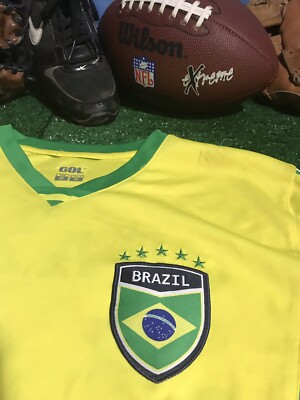Maillot - Tee shirt de foot Brésil enfant - - Jaune - Sport