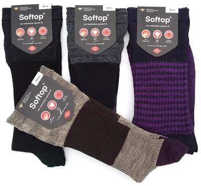 HJ Hall, Mens', Single Pair of Softop, Wool Rich, Socks, 6 - 11 UK