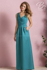 Brand New Jasmine B2 B163061 Starry Sapphire Bridesmaid Prom Party Dress Size 12