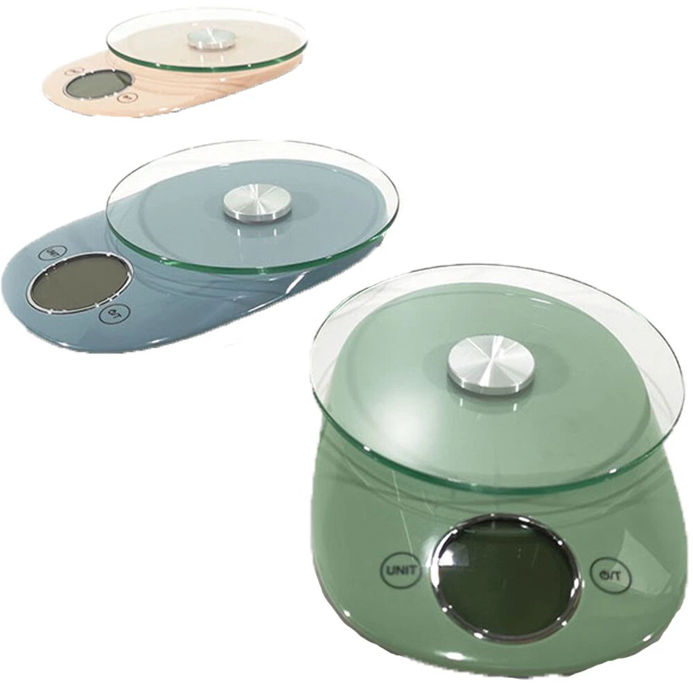 Hasaller Bilancia da cucina elettronica carina bilancia da cucina 5 kg di precisione accurata rosa a forma di cuore bilancia da cucina digitale bilancia da cucina per cucina e cottura