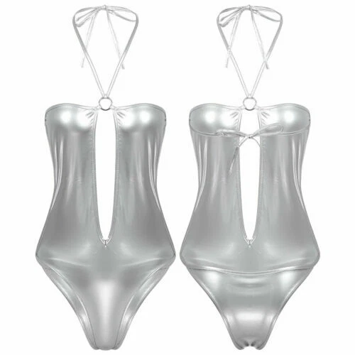 Erotik-Bodys & -Catsuits aus Lack mit Schnürung