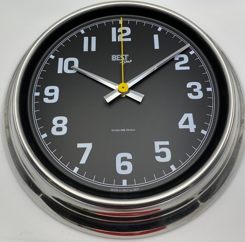 Best OP-9100-1D "VINTAGE" - Orologio Parete in alluminio - mov. SILENT - ø 31 cm - Foto 6 di 8