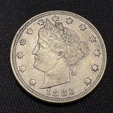 1883 Liberty V Nickel Coin